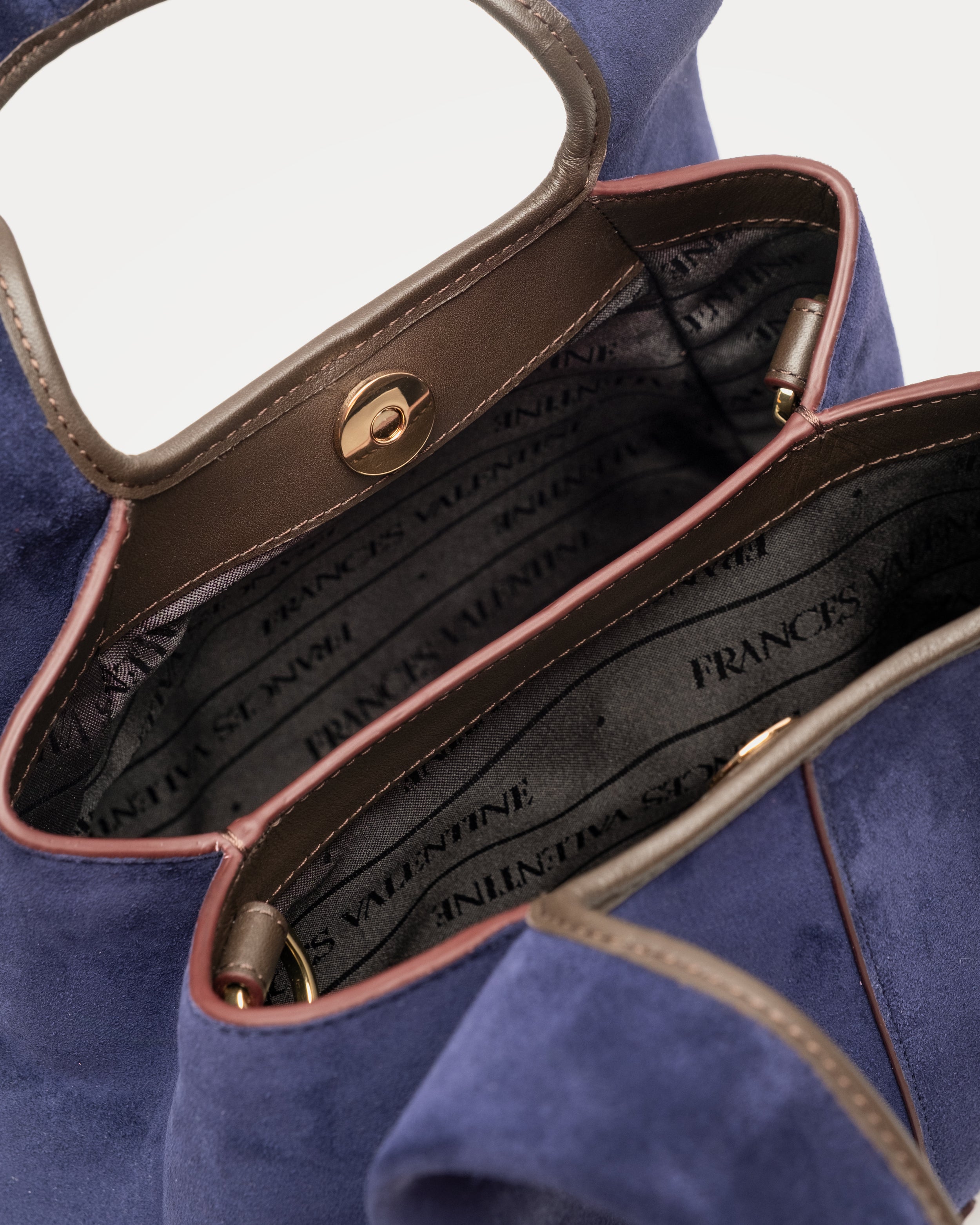 Tootsie Tote Suede - Navy – Frances Valentine