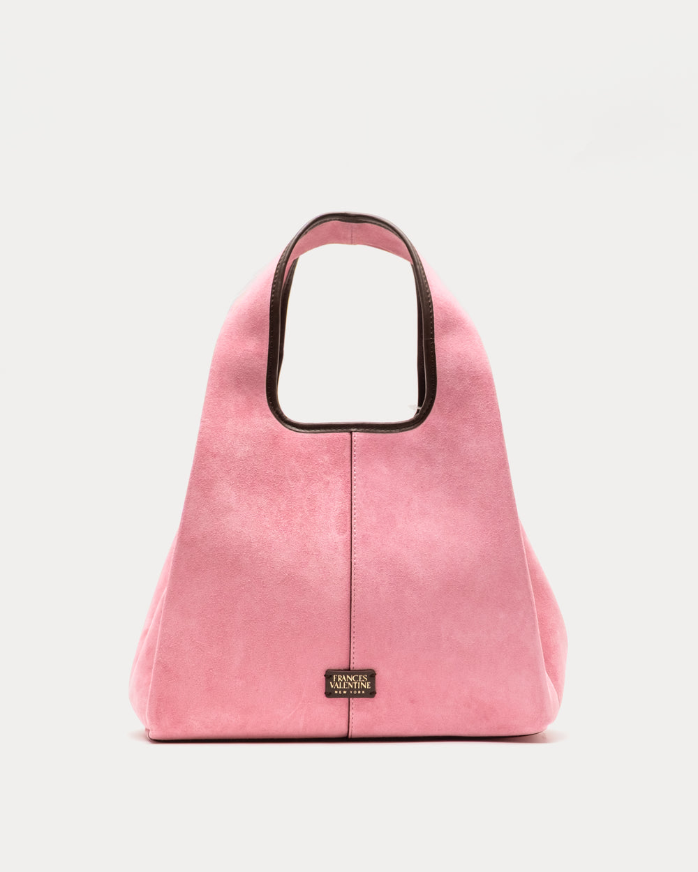 Tootsie Tote Suede Leather Pink OS Frances Valentine