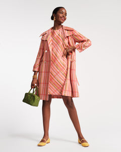 Lilly Shift Dress Candy Ribbon Plaid - Frances Valentine