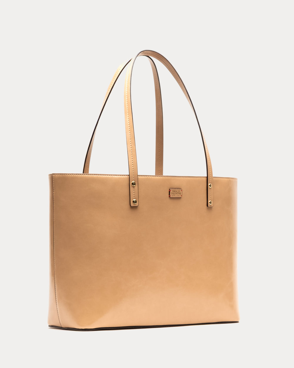 Trixie Tote - Glazed Leather Camel - Frances Valentine