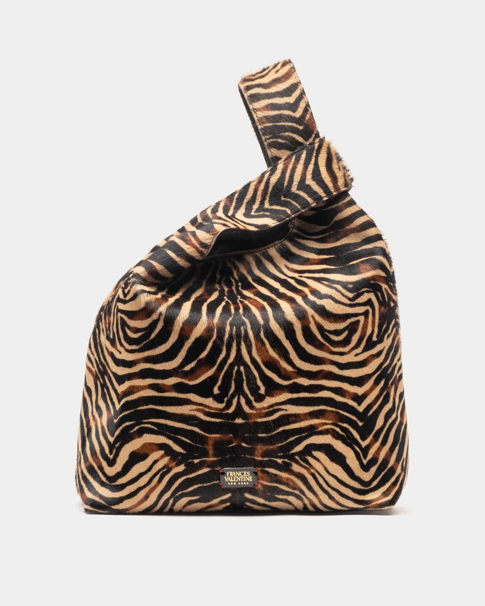 Tucker Tote - Zebra Haircalf Handbag Frances Valentine