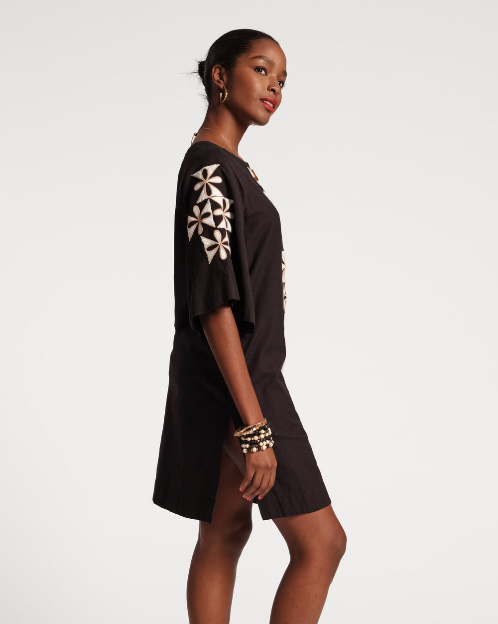 Charming Caftan Mini - Gambit Black - Frances Valentine