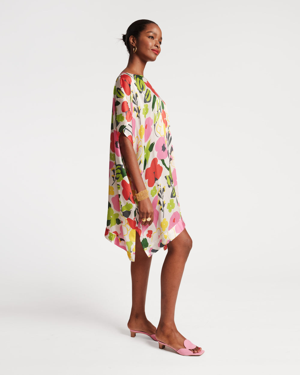 Luna Mini Dress - Poppy Meadow - Frances Valentine
