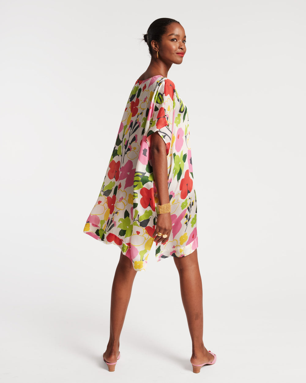 Luna Mini Dress - Poppy Meadow - Frances Valentine