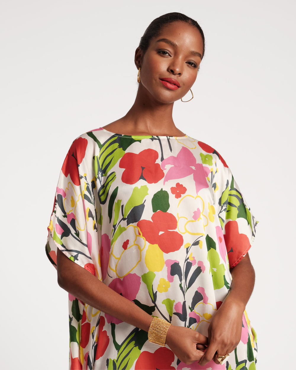 Luna Mini Dress - Poppy Meadow - Frances Valentine