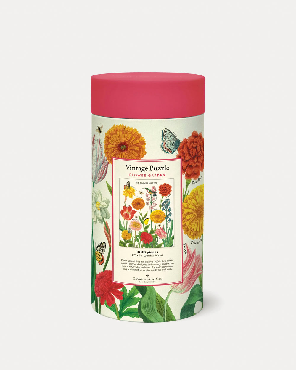 Flower Garden Vintage Puzzle Gift Frances Valentine