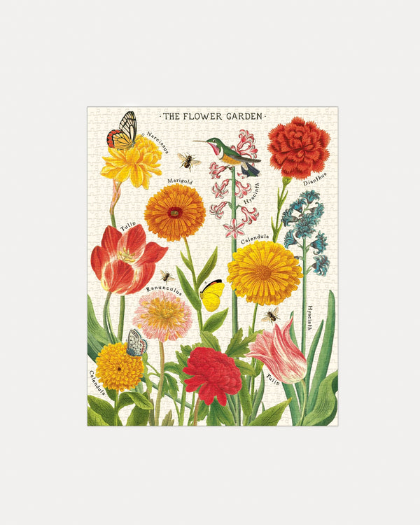Flower Garden Vintage Puzzle Gift Frances Valentine