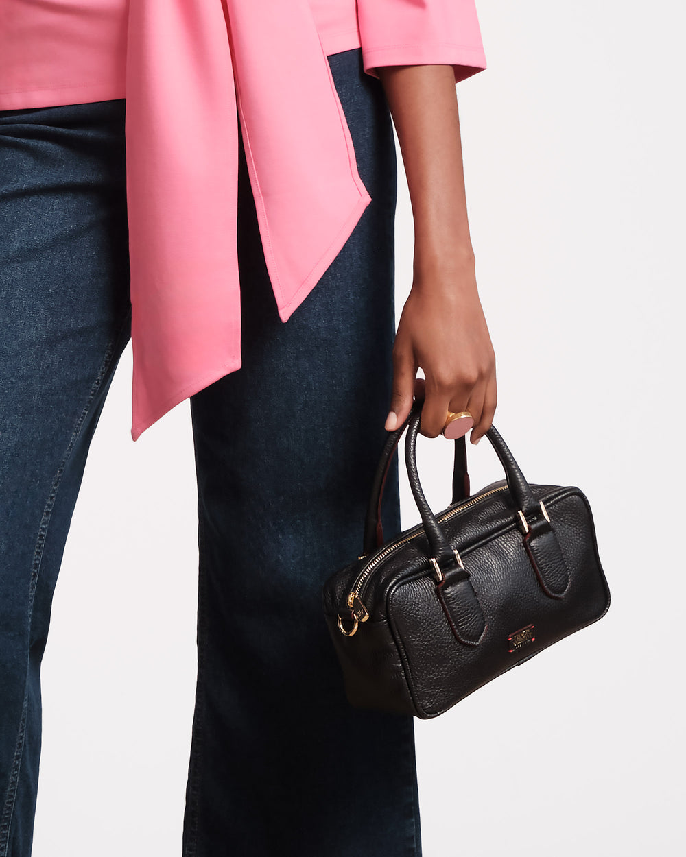 Paulie Box Bag - Black - Frances Valentine