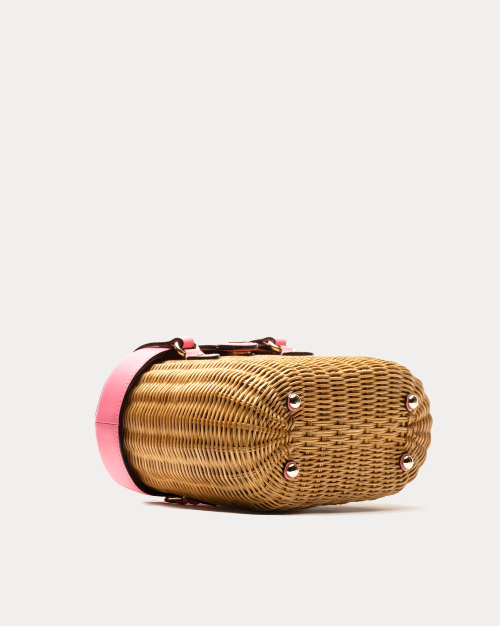Willow Wicker Basket - Pink