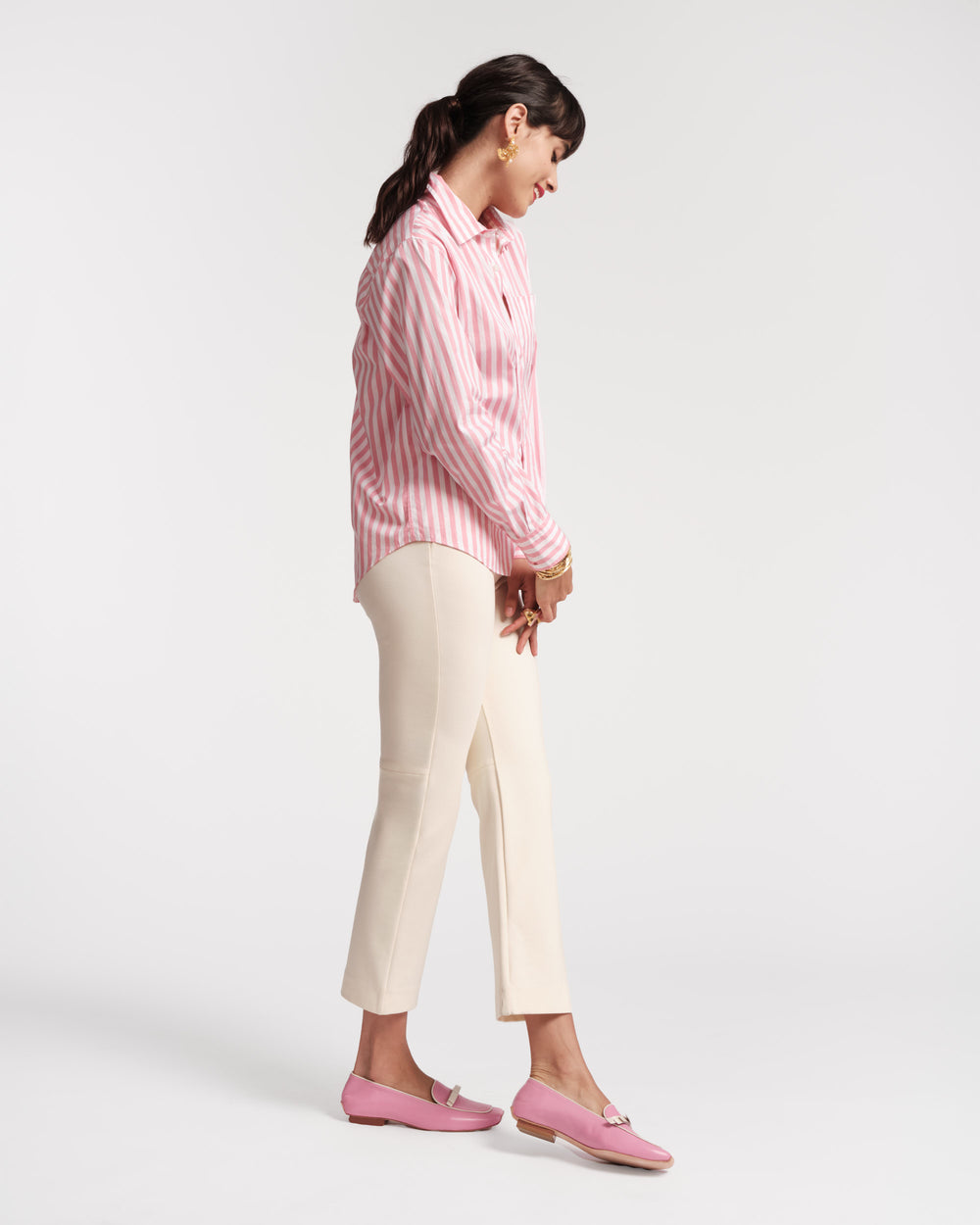 Wonder Pant - Oyster - Frances Valentine