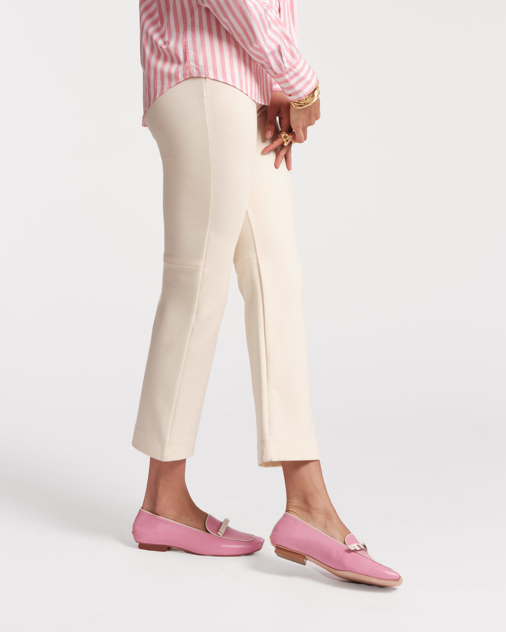 Wonder Pant - Oyster - Frances Valentine