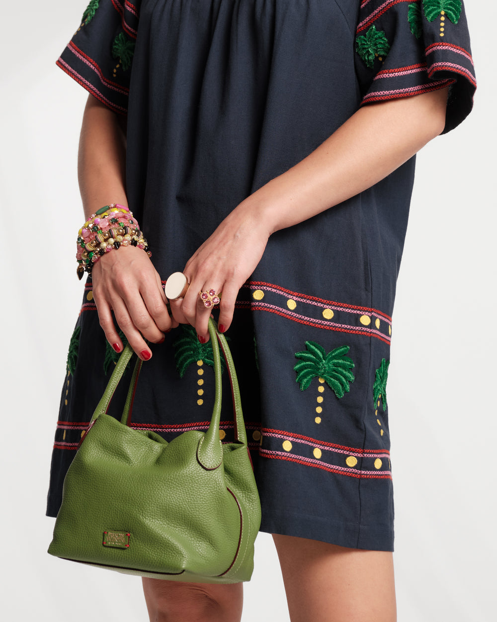 Teeny Sweet Pea - Tumbled Leather Fern