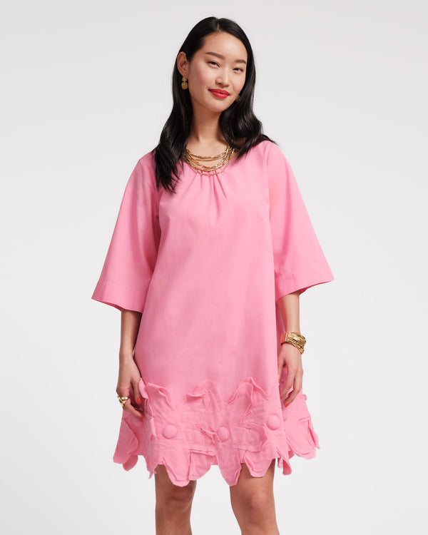 Zennia Flower Dress - Pink Dresses Frances Valentine