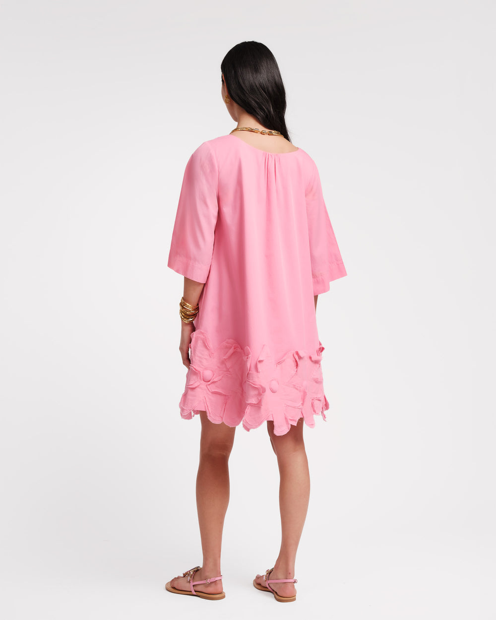 Zennia Flower Dress - Pink - Frances Valentine
