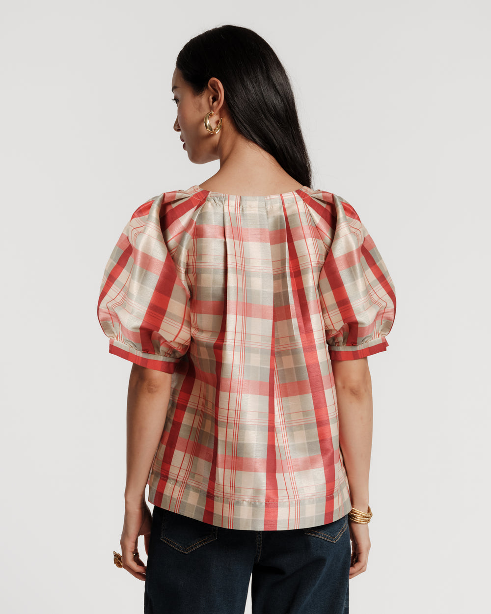 Zonda Top - FV Plaid Shirt Frances Valentine