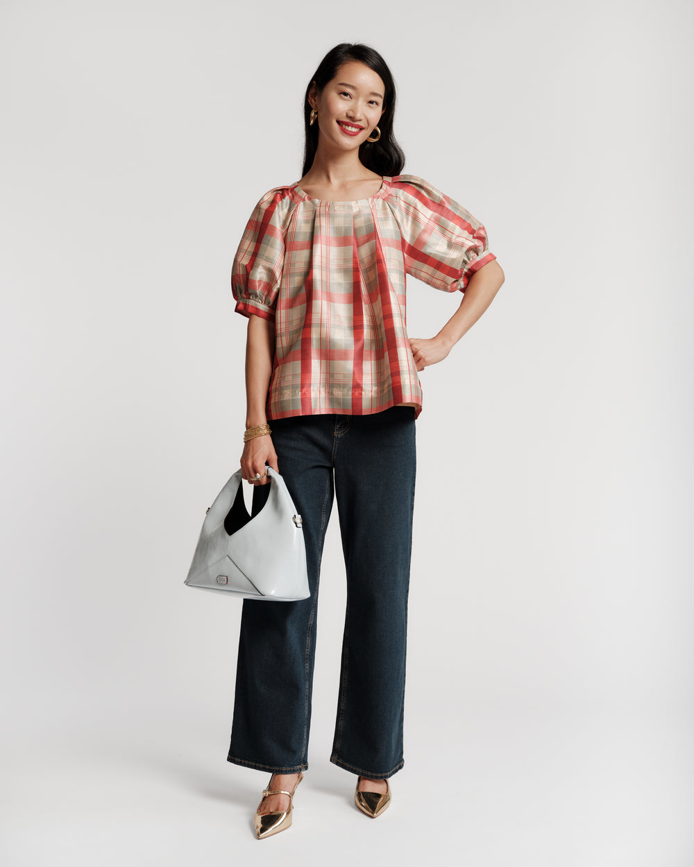 Zonda Top - FV Plaid Shirt Frances Valentine
