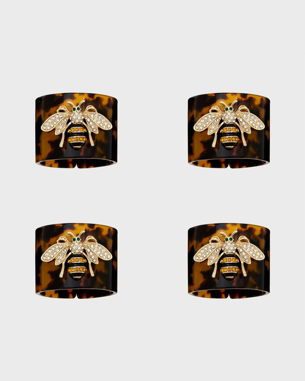 Bee Napkin Rings - Set of 4