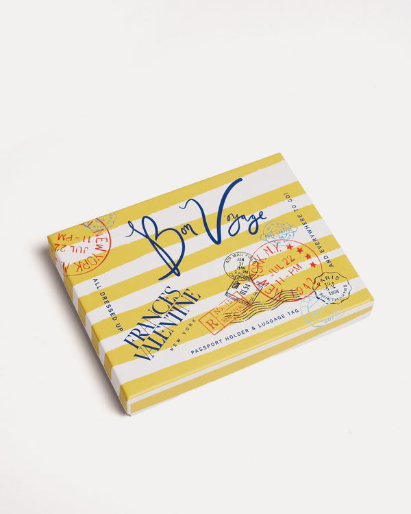 Luggage Tag & Passport Holder with Gift Box - Frances Valentine