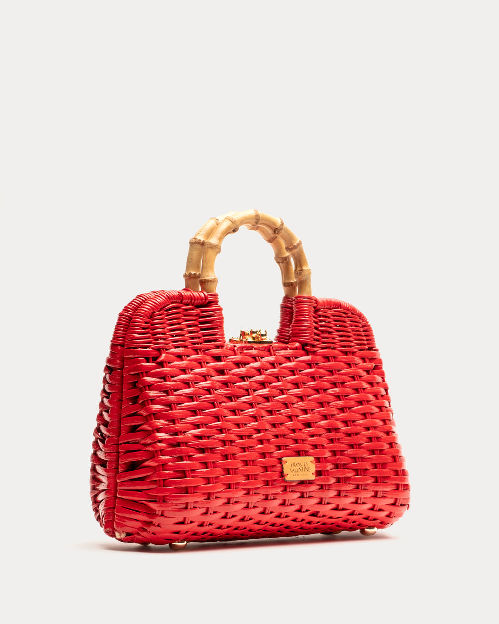 Buzzy Basket Wicker - Red - Frances Valentine