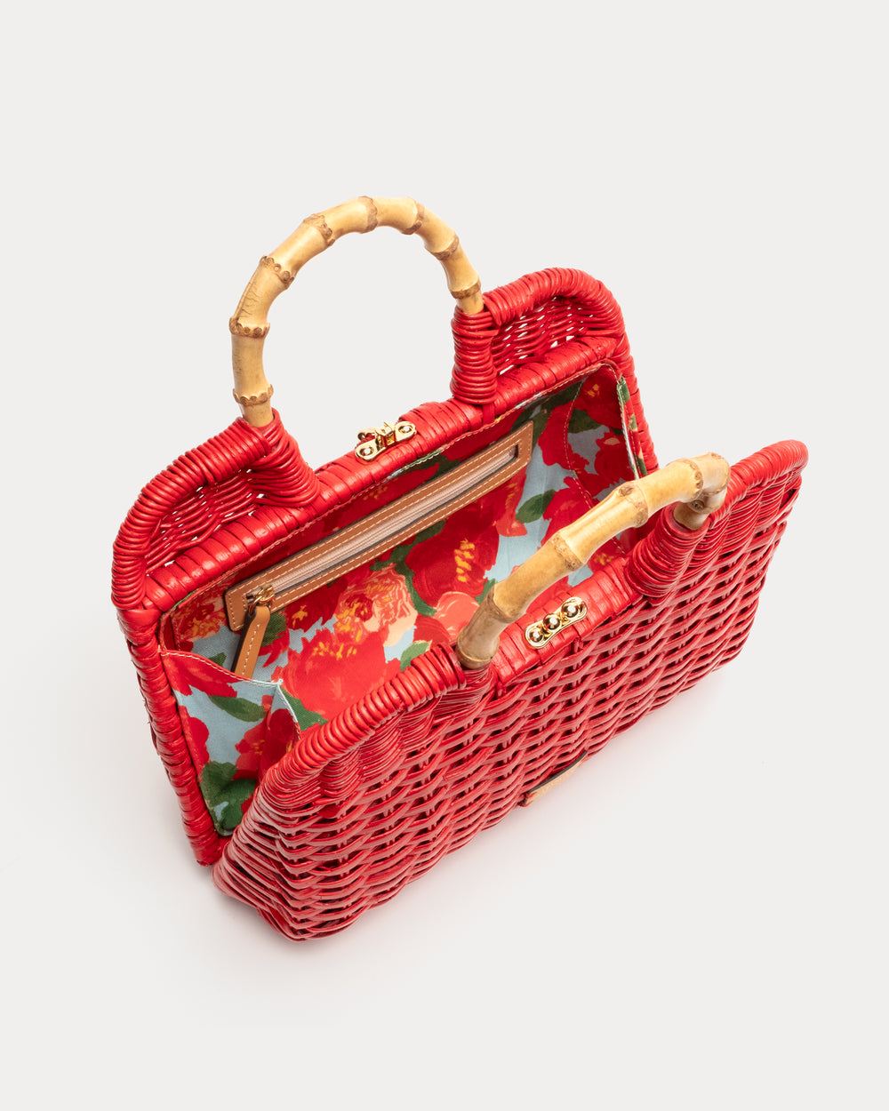 Buzzy Basket Wicker - Red - Frances Valentine