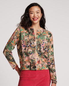 Darling Cardigan Monet Print - Frances Valentine