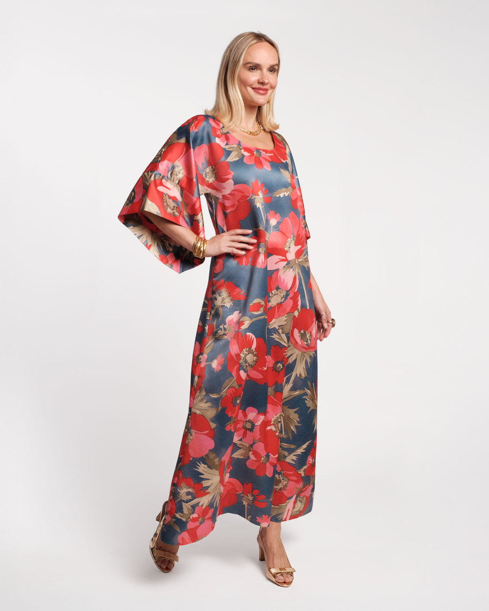 Spinnaker Maxi Dress - Paradise Poppy