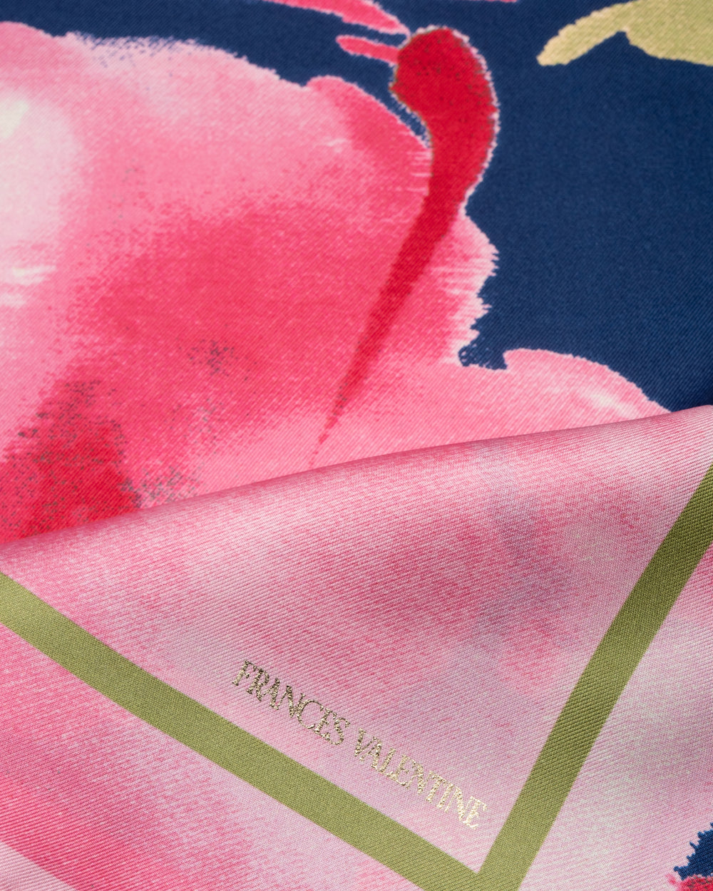 Silk Scarf 27" - French Tulip - Frances Valentine
