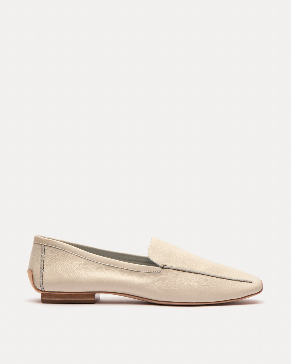 Elyce Loafer - Leather Oyster - Frances Valentine