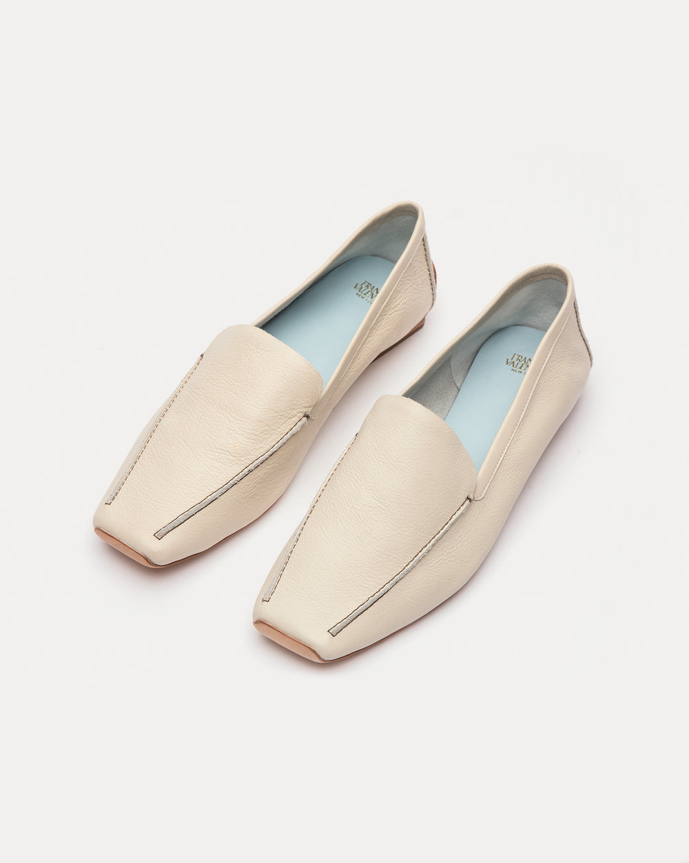 Elyce Loafer - Leather Oyster - Frances Valentine