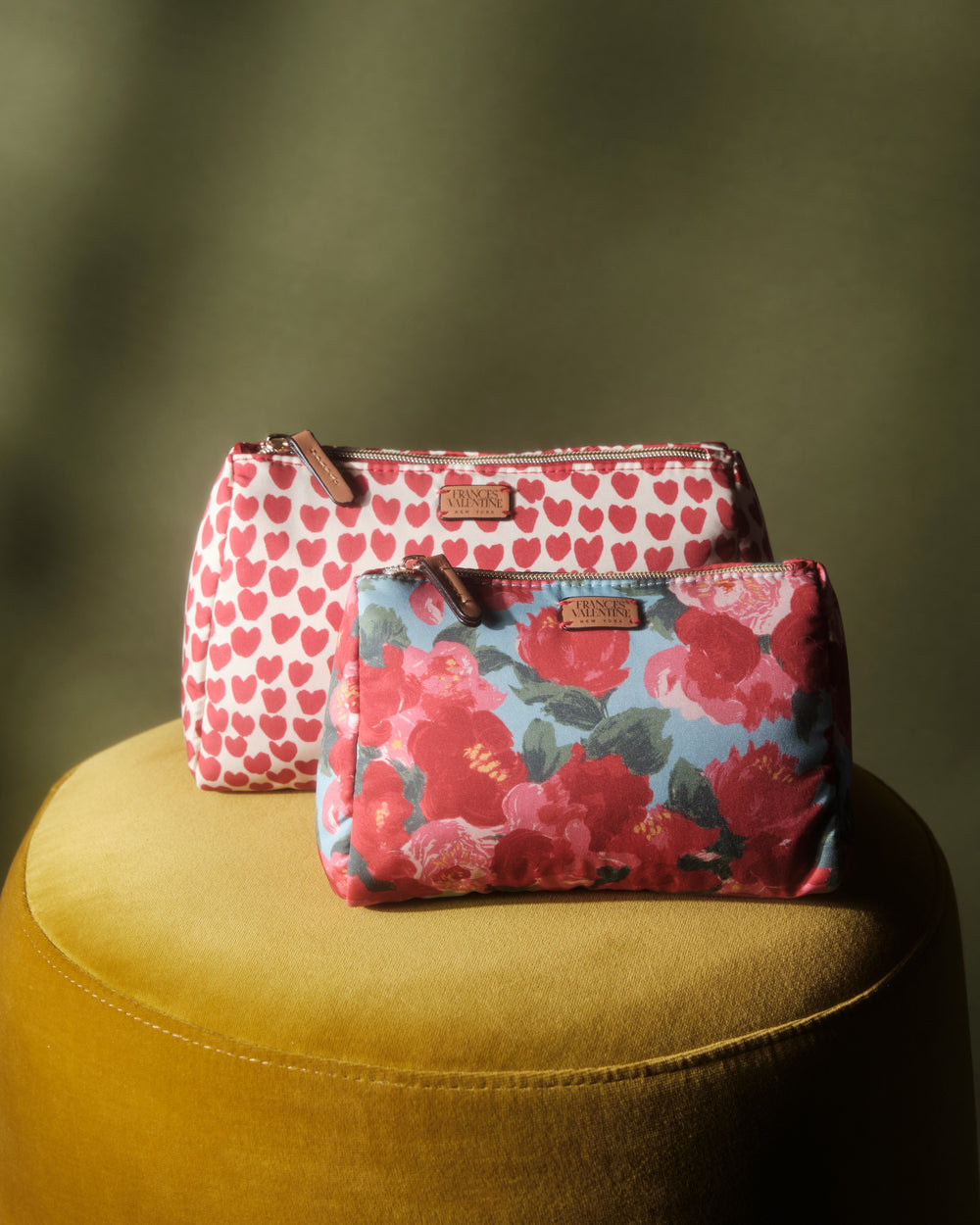 Large Cosmetic Case - Baby Hearts