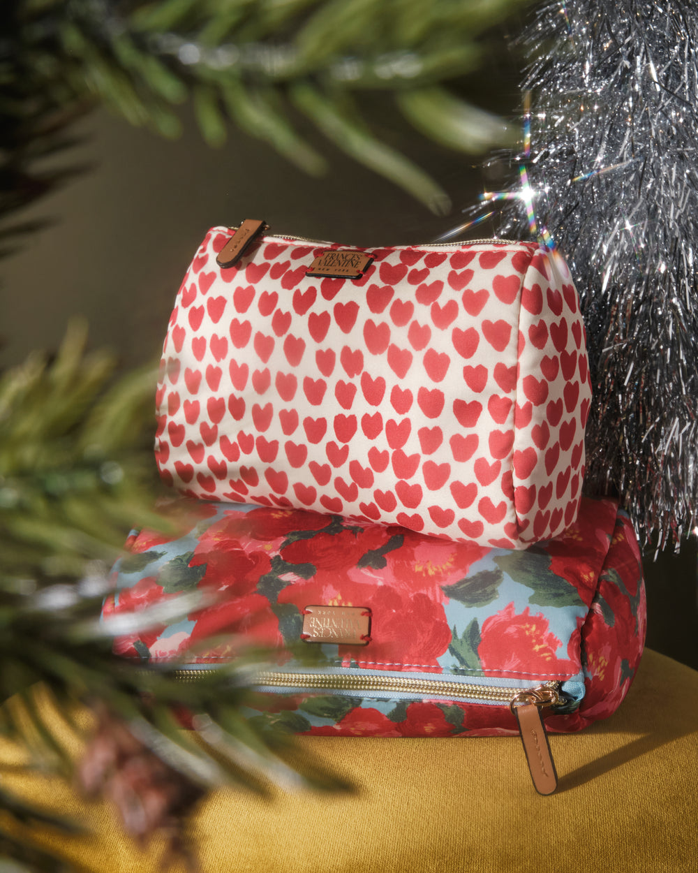 Small Cosmetic Case- Baby Hearts