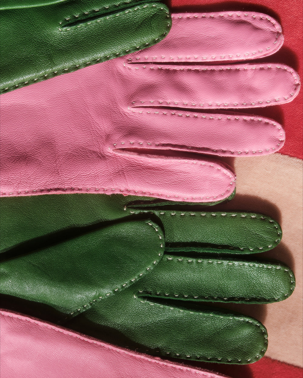 Vintage Driving Glove - Pink