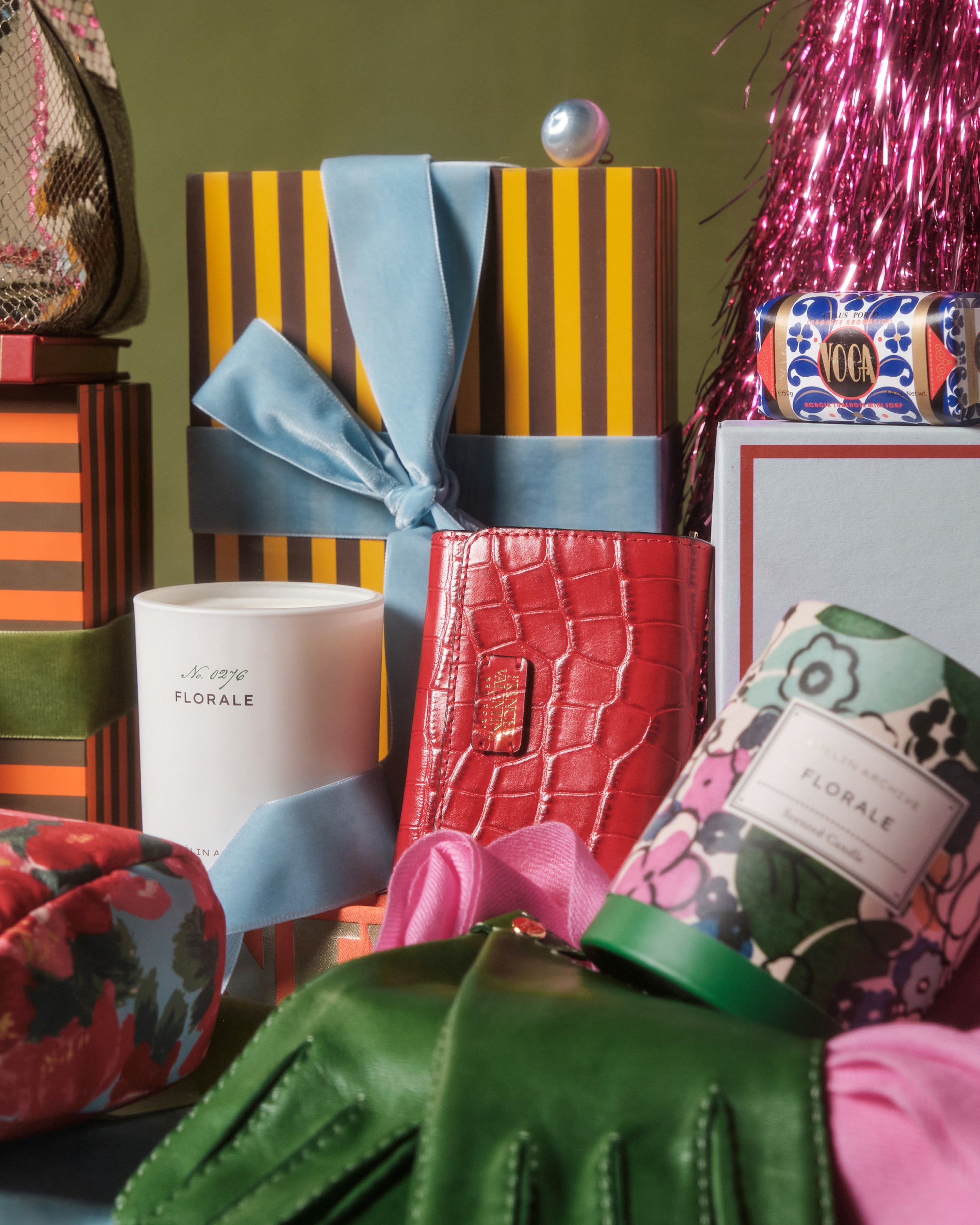 Perfect Wallet Embossed Croc Leather