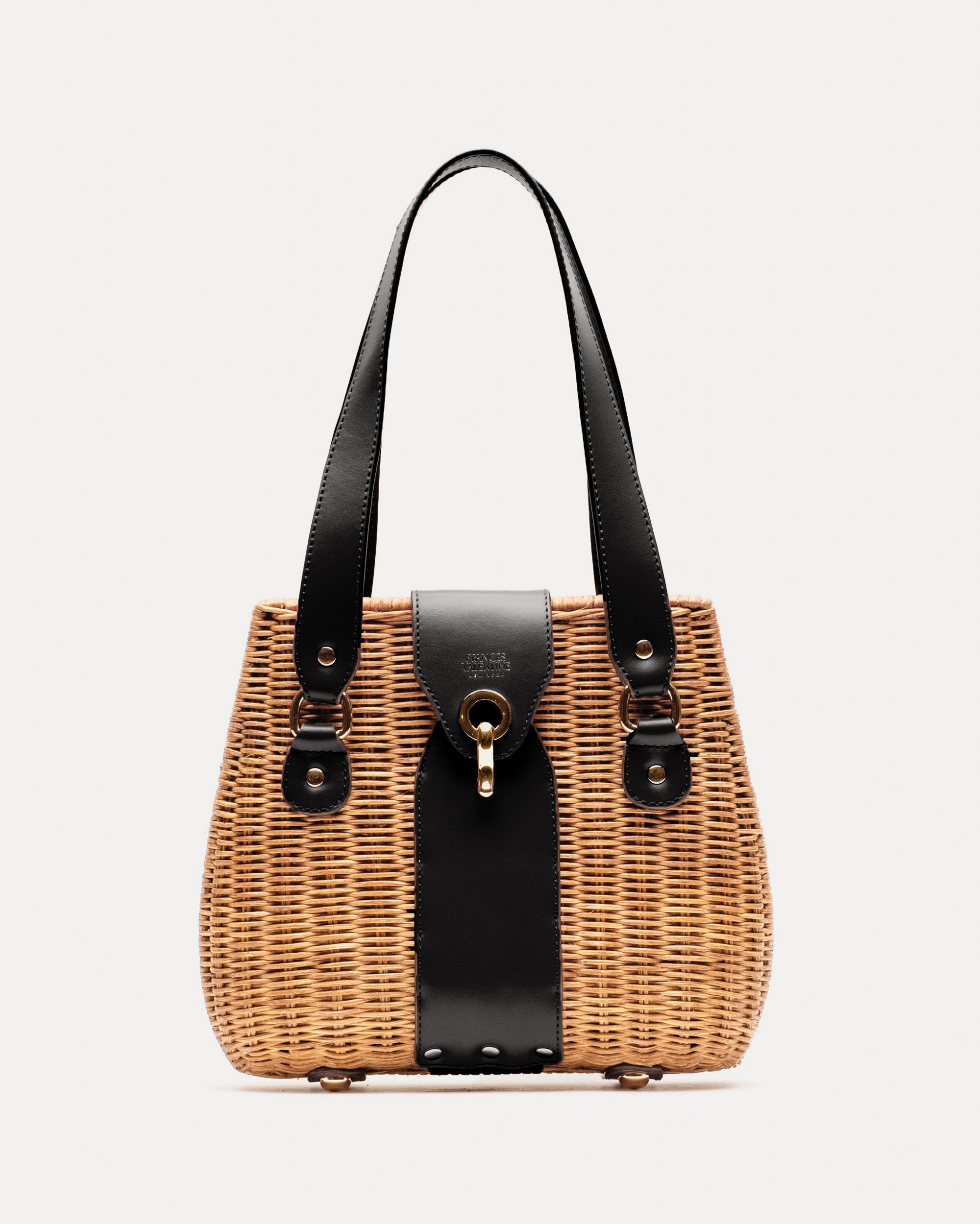 即発★FRENCH BASKET★FLAP STRAW ショルダーバッグ Basket Bags & Wicker Purses | Frances Valentine