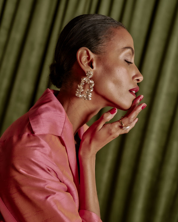 Anushka Earring - Gold