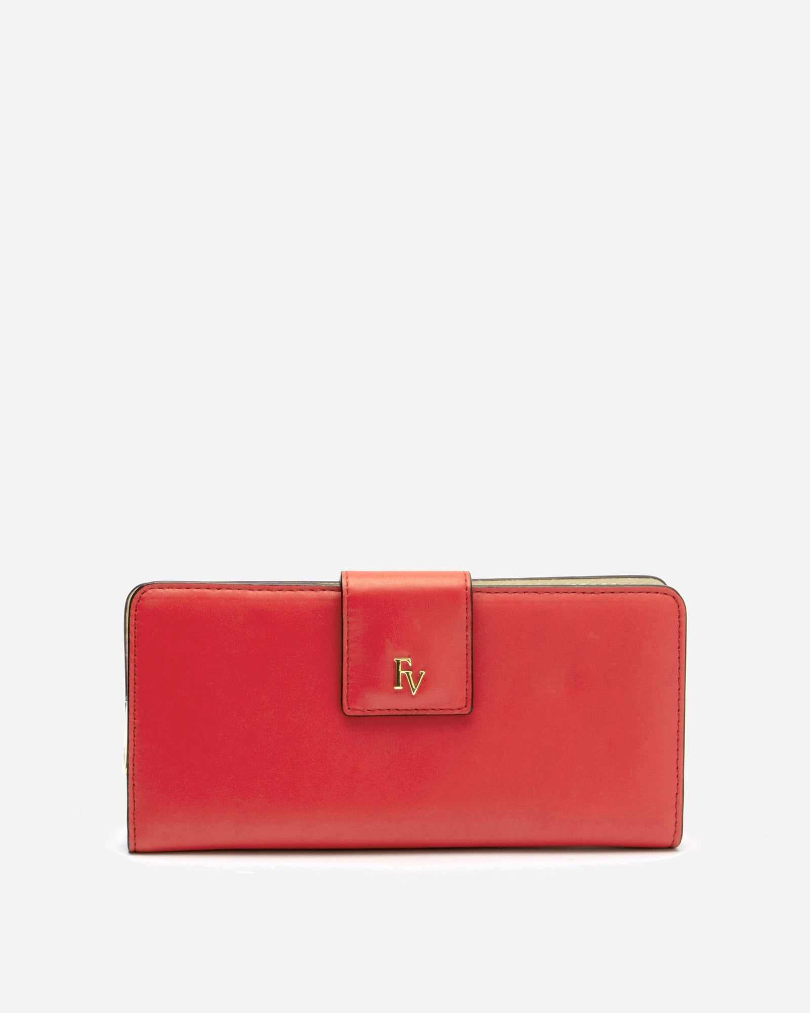 Slim Wallet Soft Nappa Red Oyster