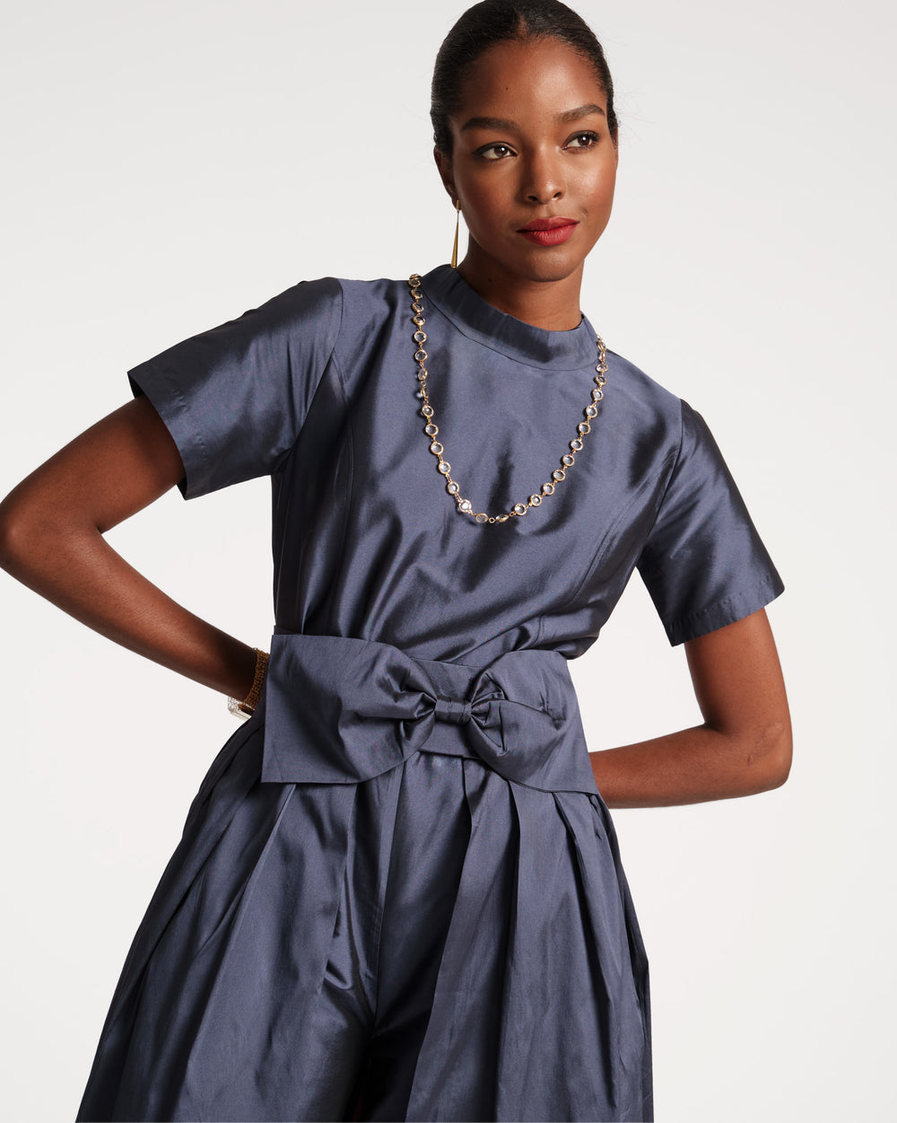 Jody Jumpsuit Feather Fringe Navy Pink Jumpsuits & Rompers Frances Valentine