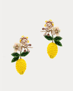 Lemon Earrings - Frances Valentine