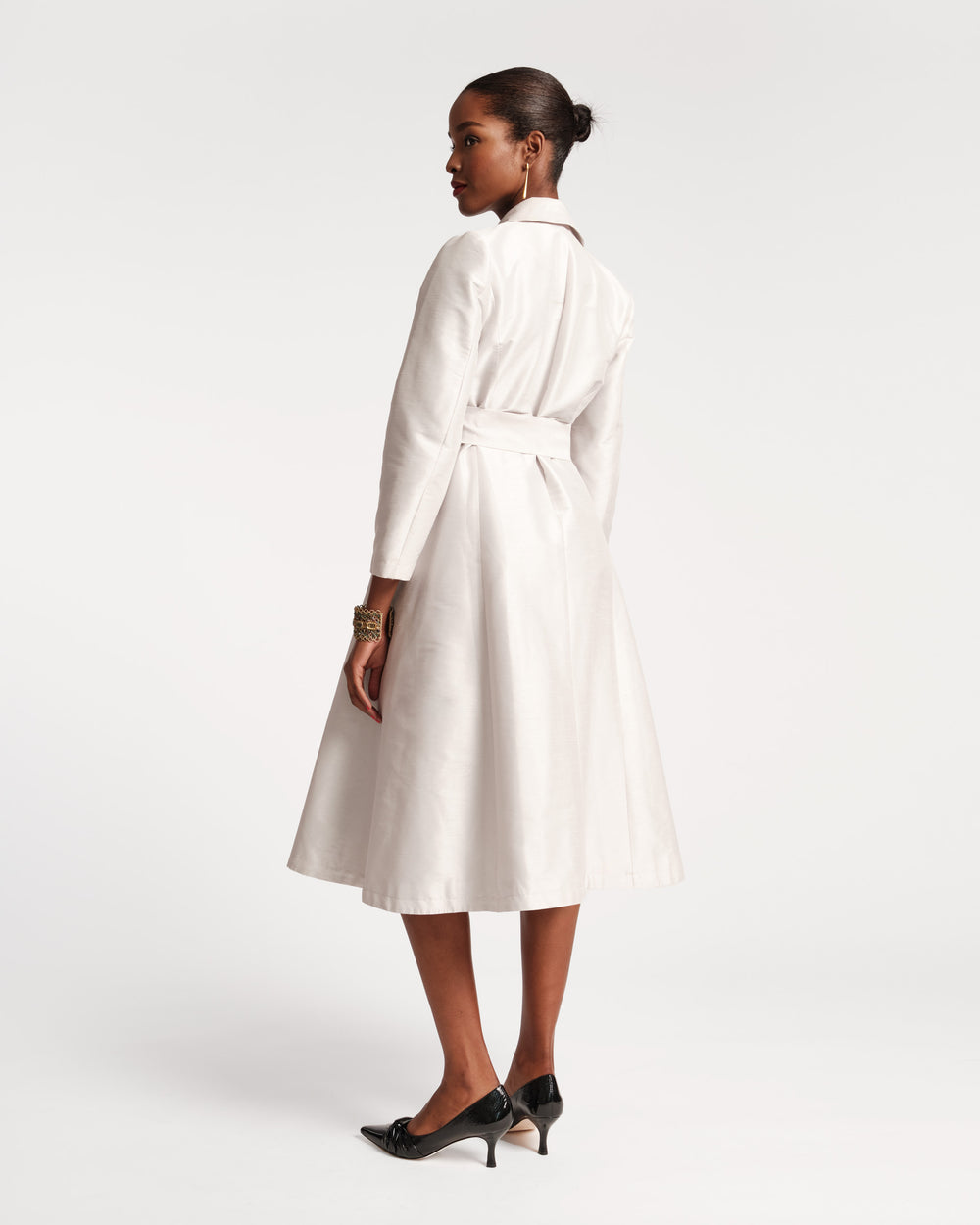Lucille Dupioni Wrap Dress - Frances Valentine