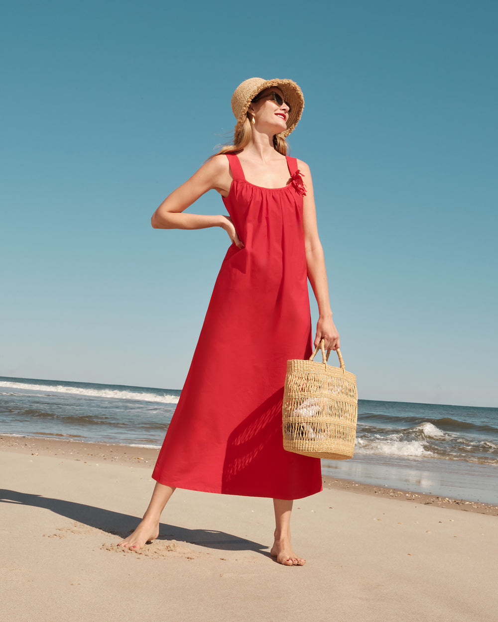 Lynda Maxi Dress - Red Dresses Frances Valentine