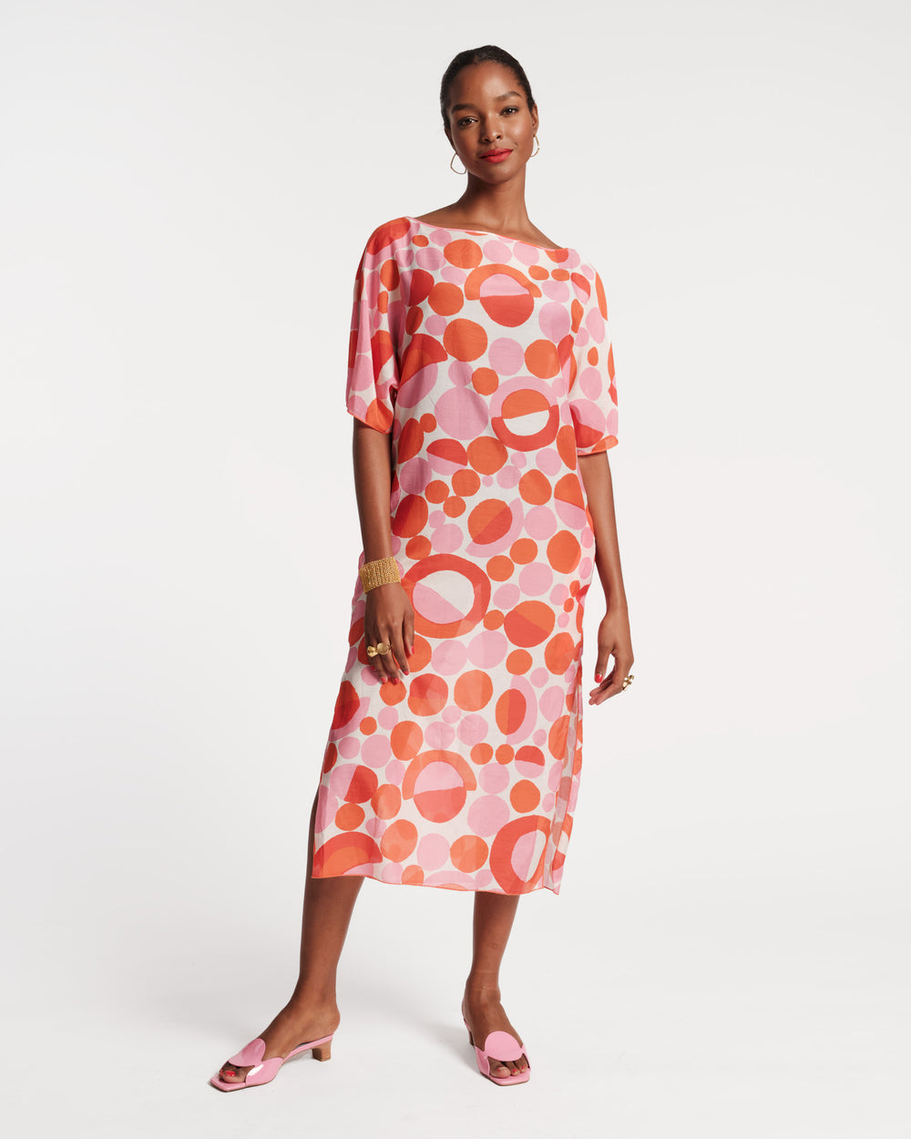 Marguerite Maxi Dress - Prosecco Pink - Frances Valentine