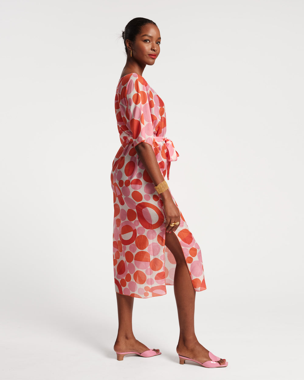 Marguerite Maxi Dress - Prosecco Pink - Frances Valentine