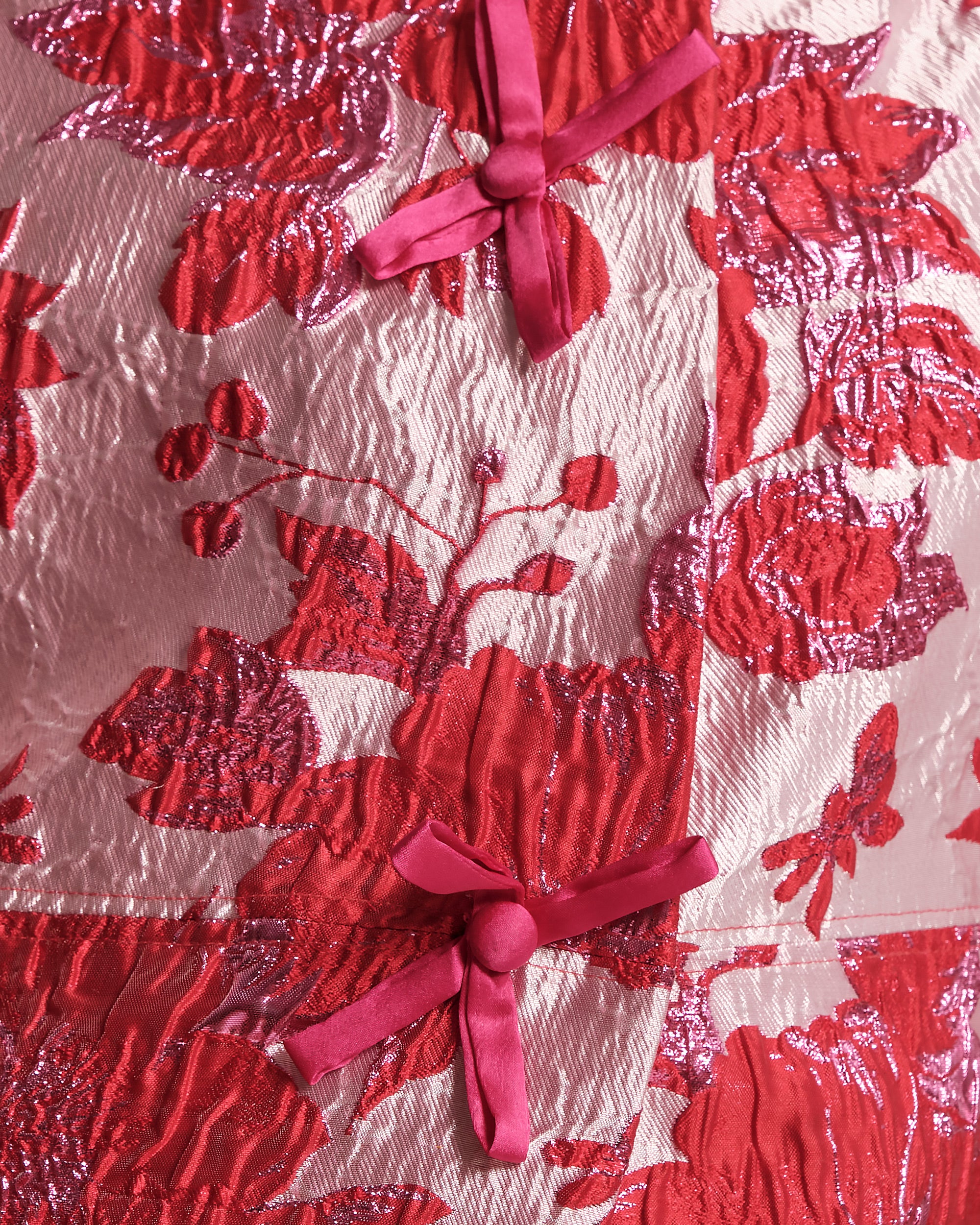 Marvelous Jacket - Metallic Floral Jacquard Pink – Frances Valentine