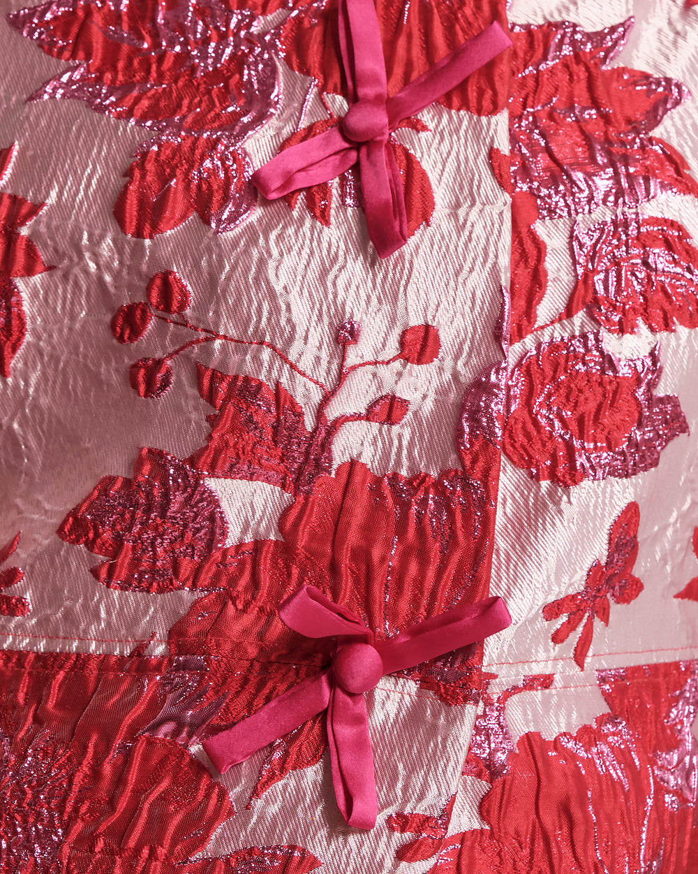 Marvelous Jacket - Metallic Floral Jacquard Pink