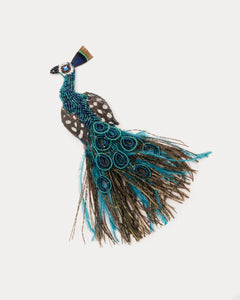 Peacock Brooch - Frances Valentine