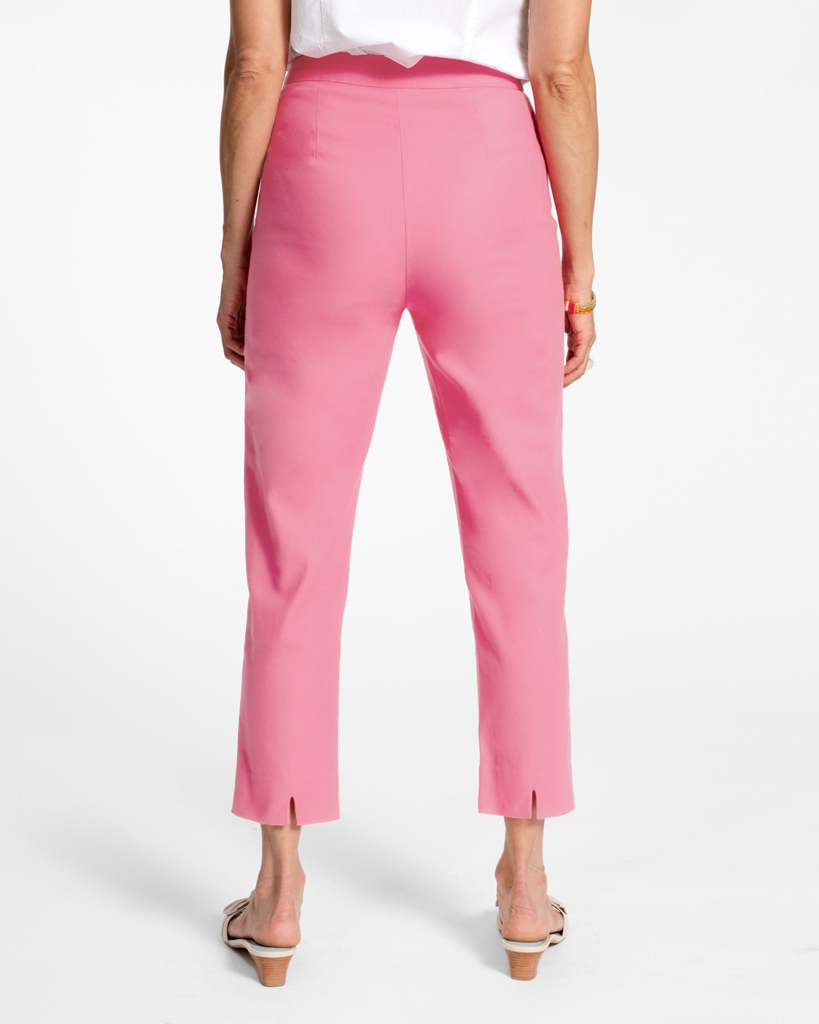 Lucy Pant Solid Cotton Stretch FV Pink
