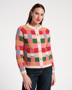 Pixel Wool Cardigan - Frances Valentine