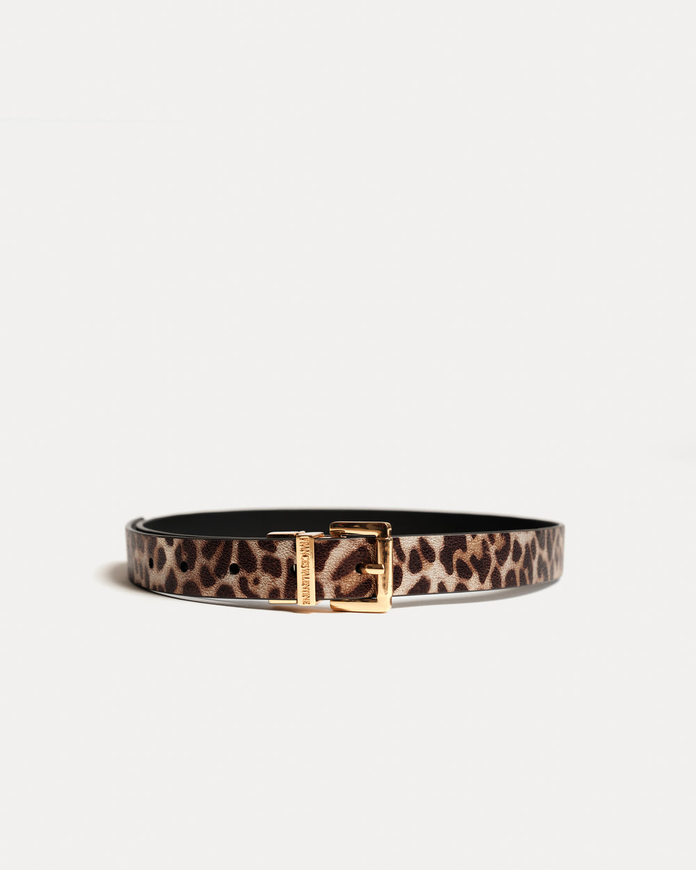 Reversible Square Belt - Metallic Leopard Belt Frances Valentine