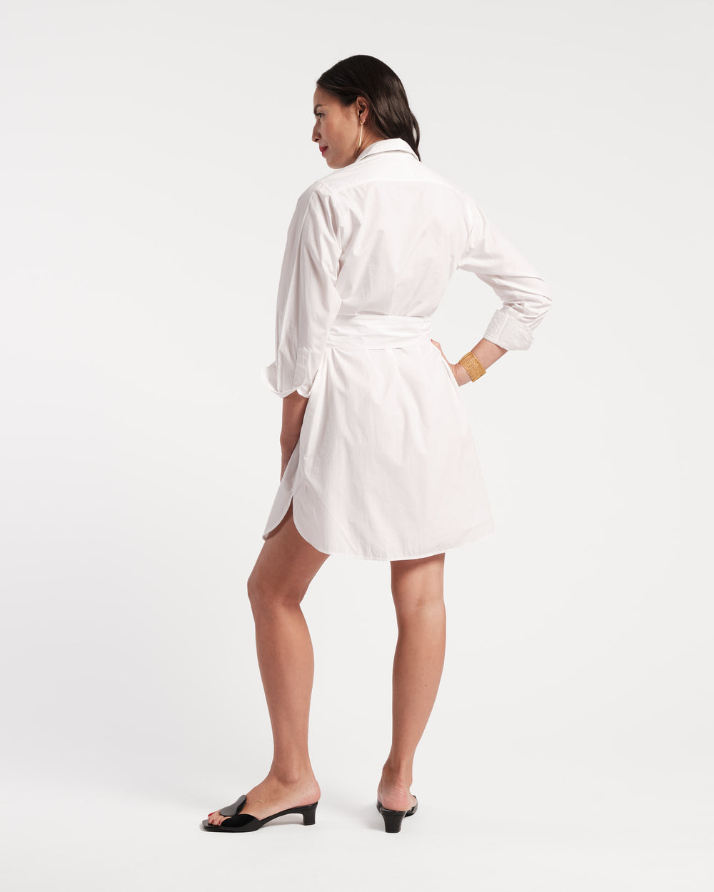 Perfect Shirtdress - White - Frances Valentine