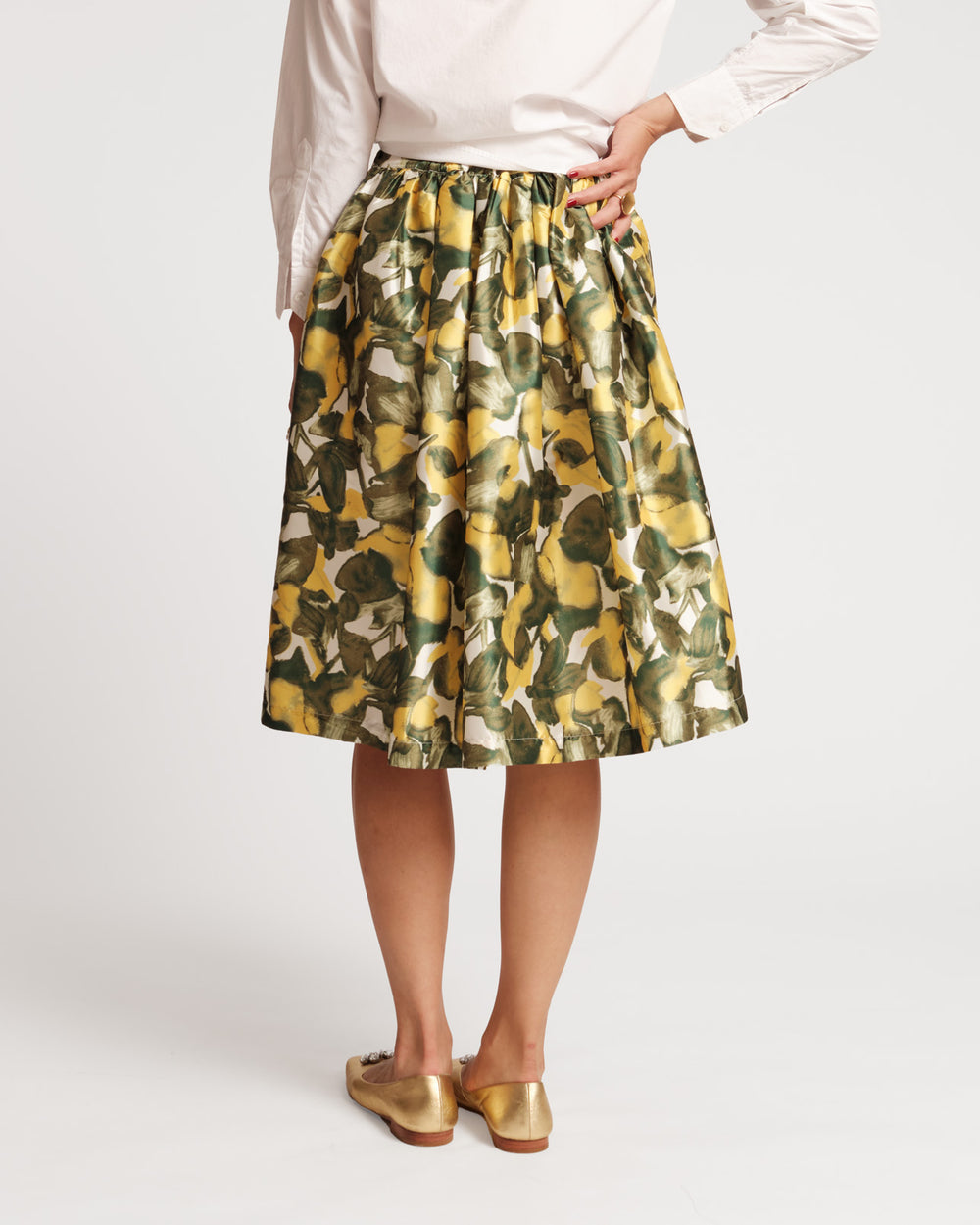 Barbara Midi Skirt - Pear Blossom Skirts Frances Valentine